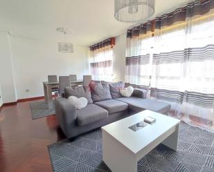 Living room of Flat to rent in Ferrol  with Heating, Parquet flooring and Furnished