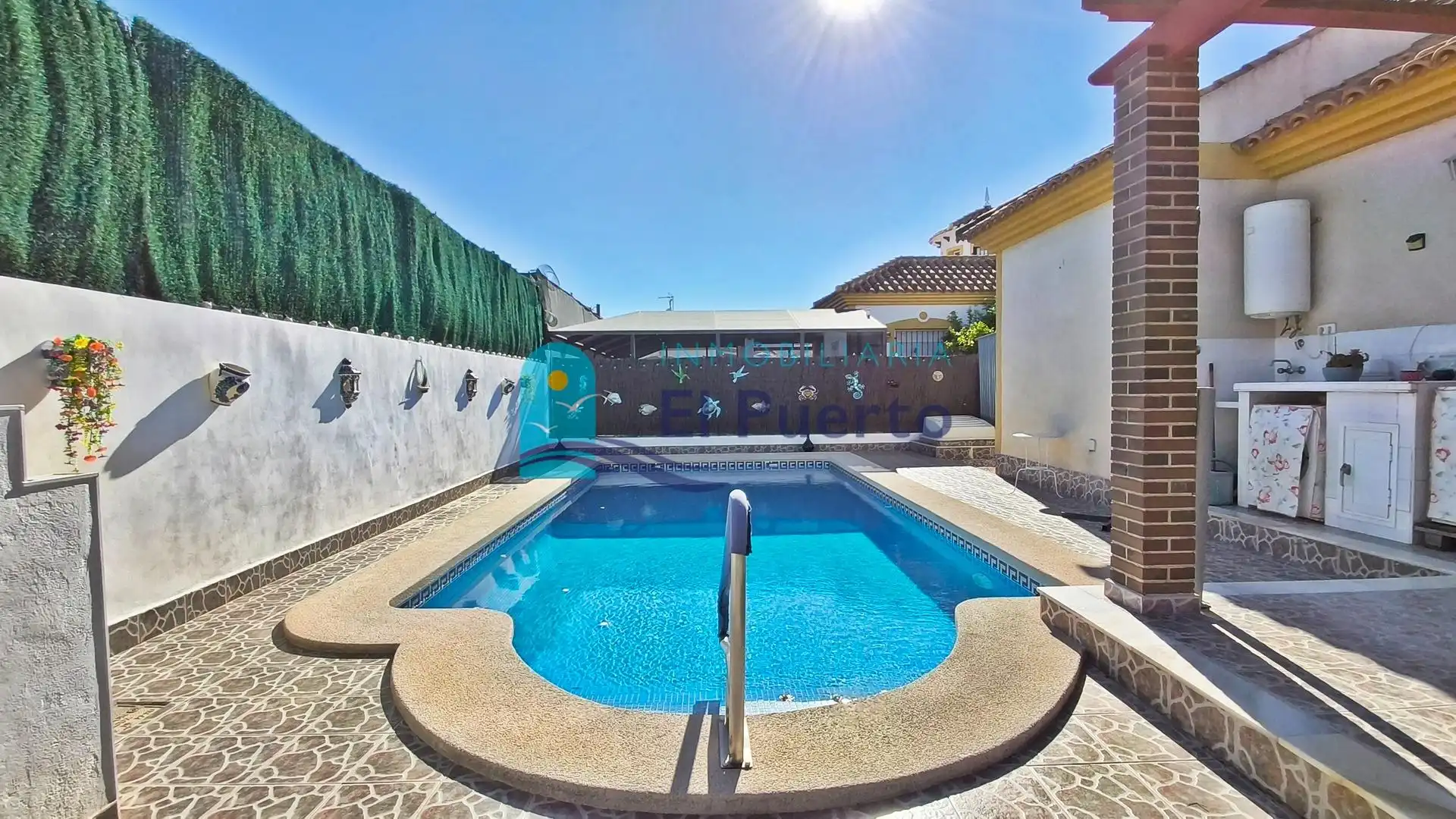 Piscina de Casa o chalet en venta en Mazarrón con Aire acondicionado, Calefacción y Jardín privado