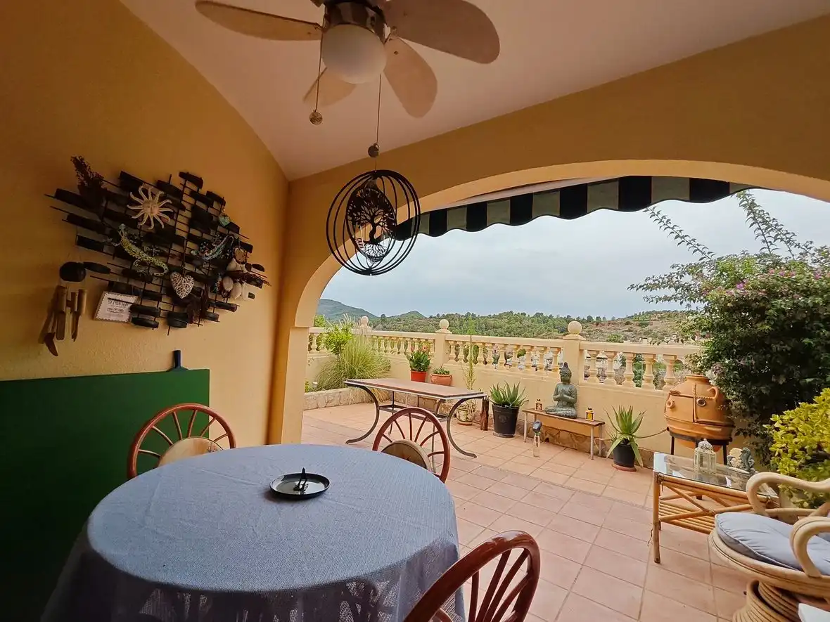 Terrace of Houses for sale in Gata de Gorgos  with Air Conditioner, Terrace and Balcony