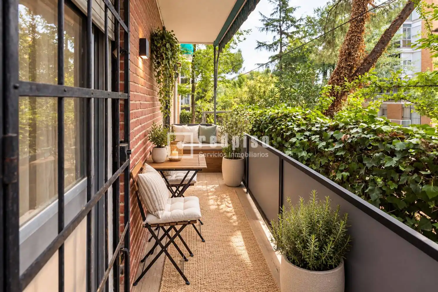 Terrasse von Wohnung zum Verkauf in Madrid mit Heizung, Parkett und Terrasse