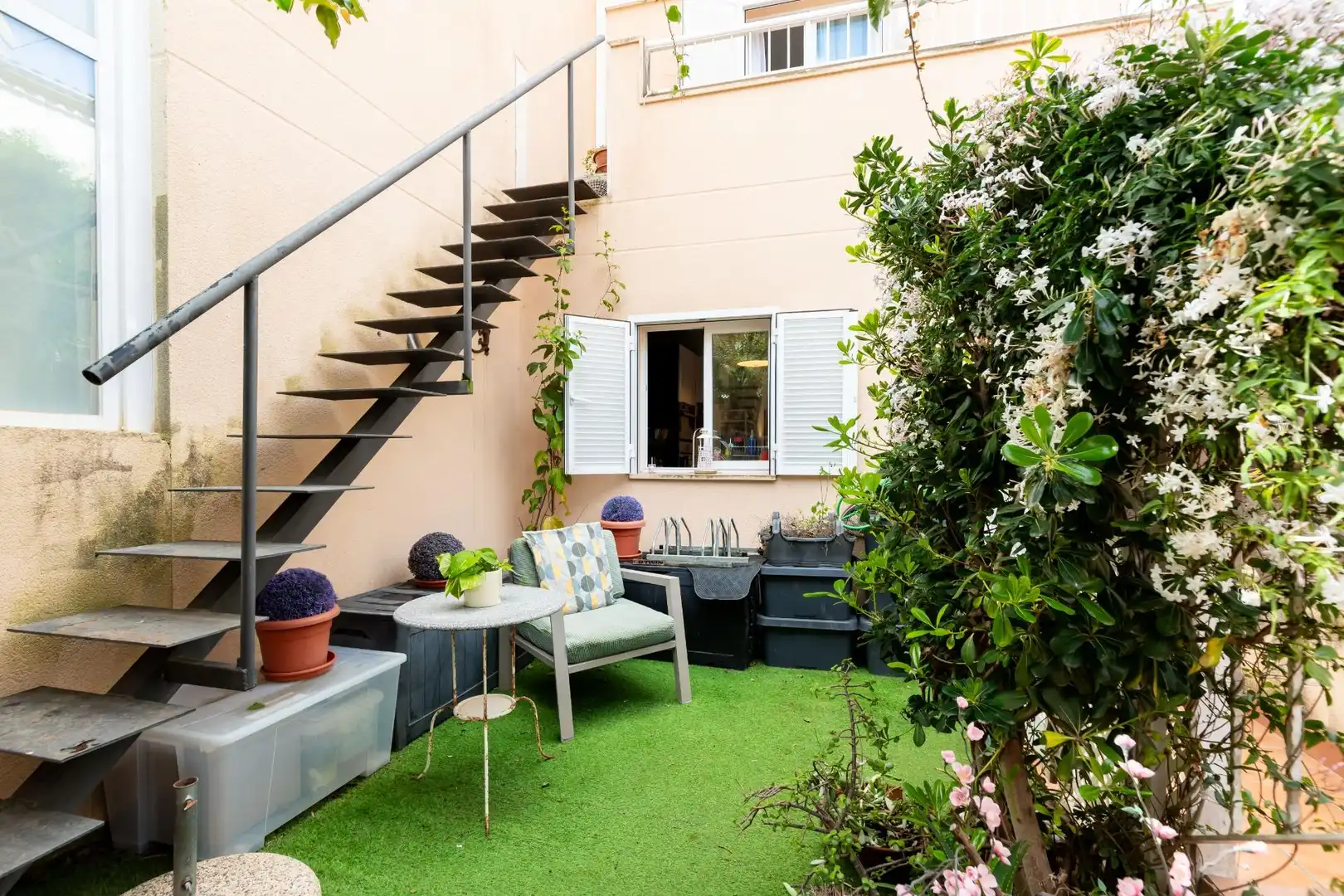 Terraza de Casa adosada en venta en  Palma de Mallorca con Aire acondicionado, Calefacción y Jardín privado