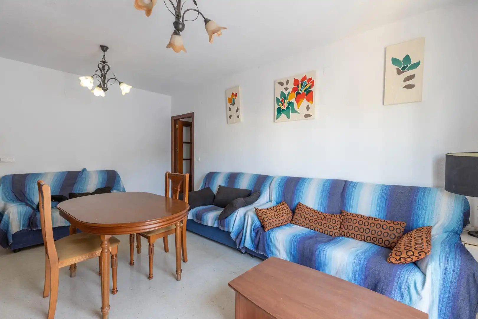 Sala d'estar de Pis en venda en San Miguel