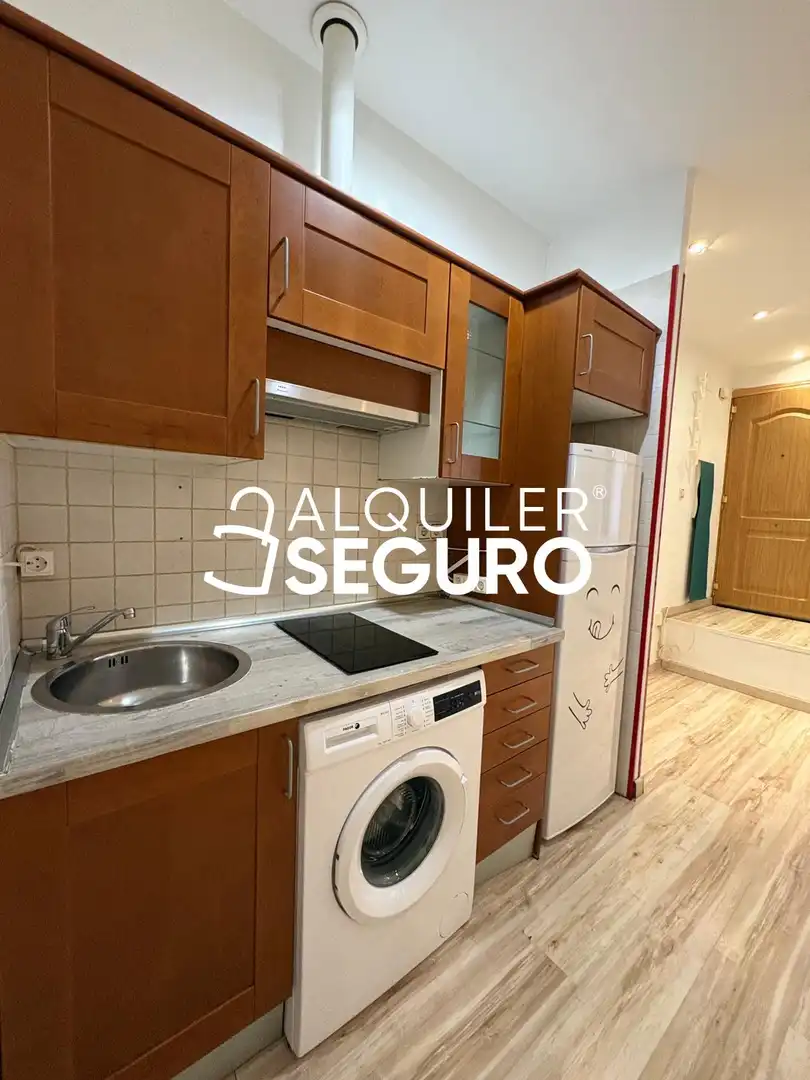 Cuina de Estudi de lloguer en Madrid amb Calefacció