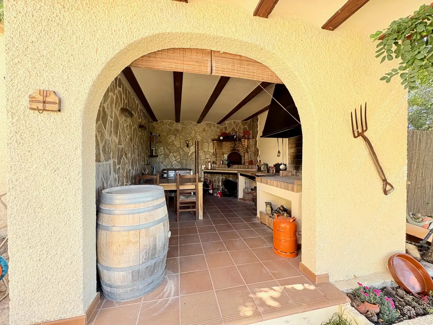 Cuina de Casa o xalet en venda en Cheste amb Aire condicionat, Calefacció i Jardí privat