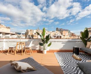 Terrace of Attic to rent in  Barcelona Capital  with Air Conditioner, Terrace and Swimming Pool