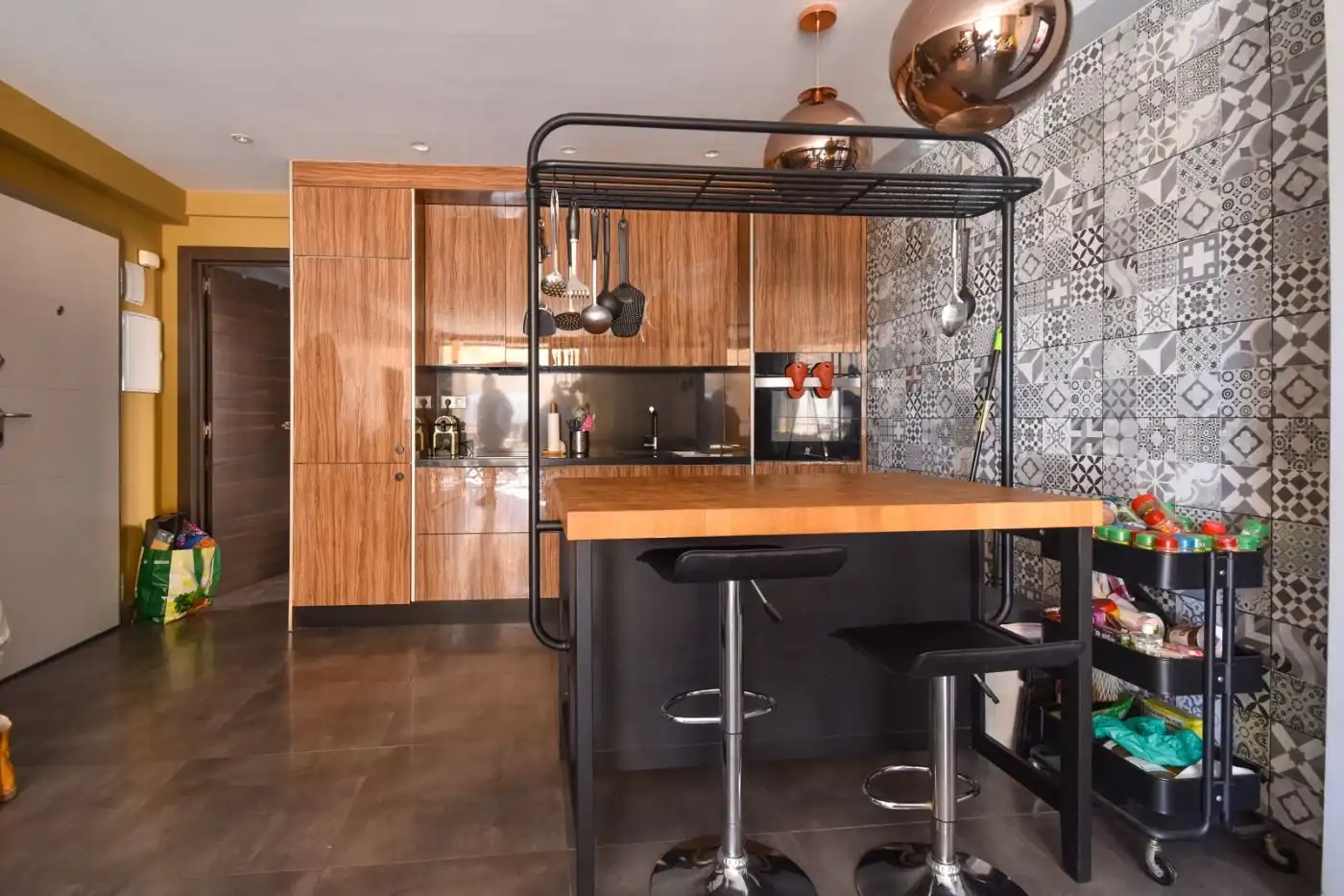 Cocina de Piso de alquiler en Fuengirola con Aire acondicionado, Calefacción y Terraza