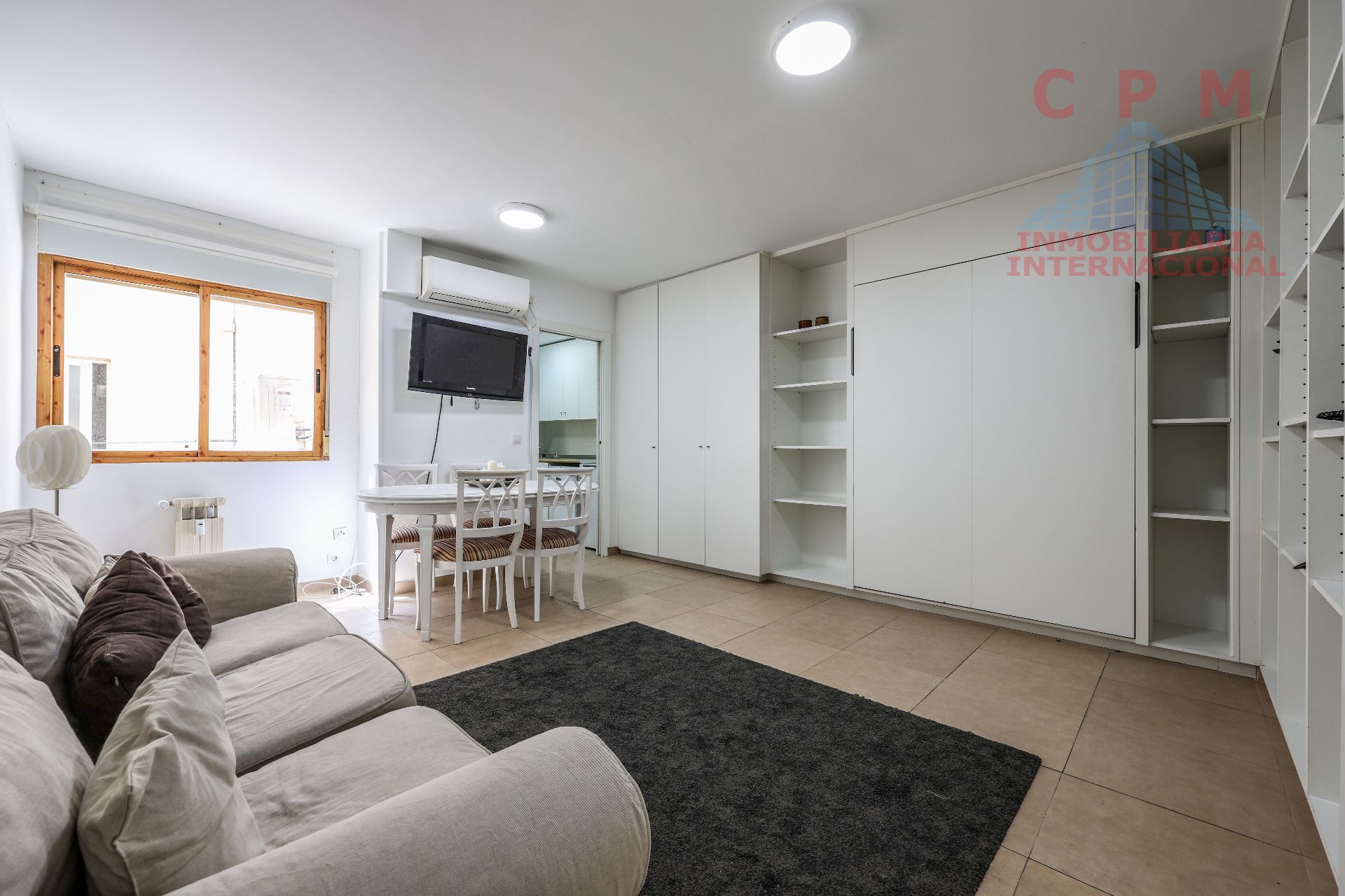Living room of Study for sale in  Madrid Capital  with Air Conditioner, Heating and Parquet flooring