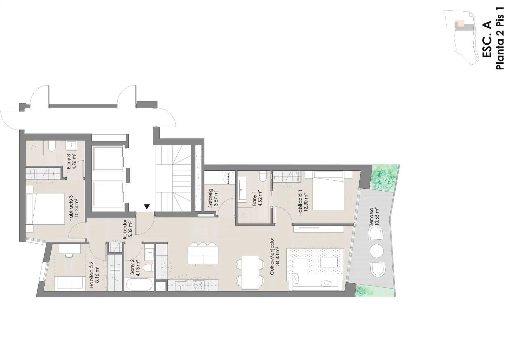 Apartament amb ascensor en venda a Carrer de les Palanques 2, imagen 6