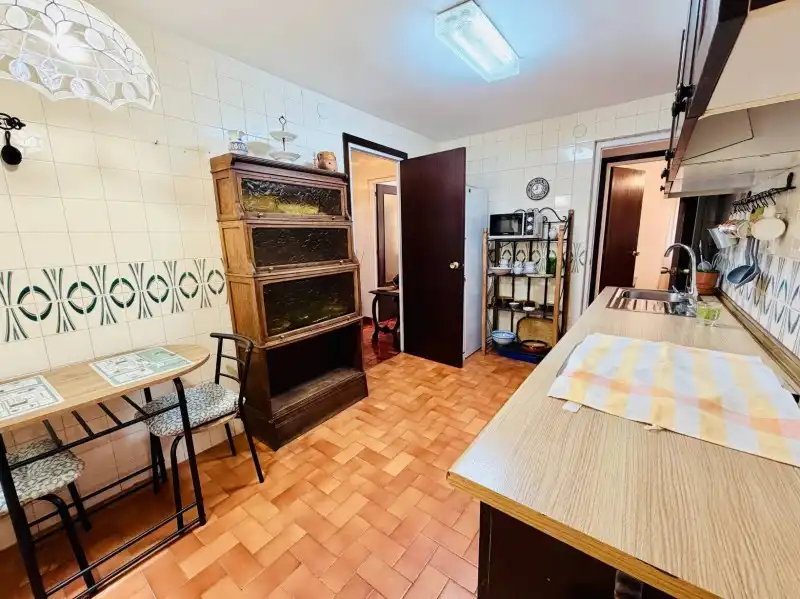 Kitchen of Flat for sale in El Espinar  with Heating, Parquet flooring and Terrace