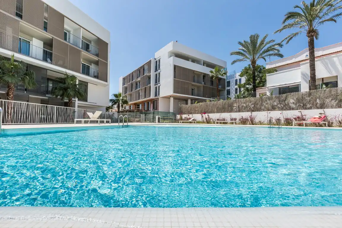 Swimming pool of Apartments for rent in Jávea / Xàbia  with Air Conditioner, Storage room and Sauna