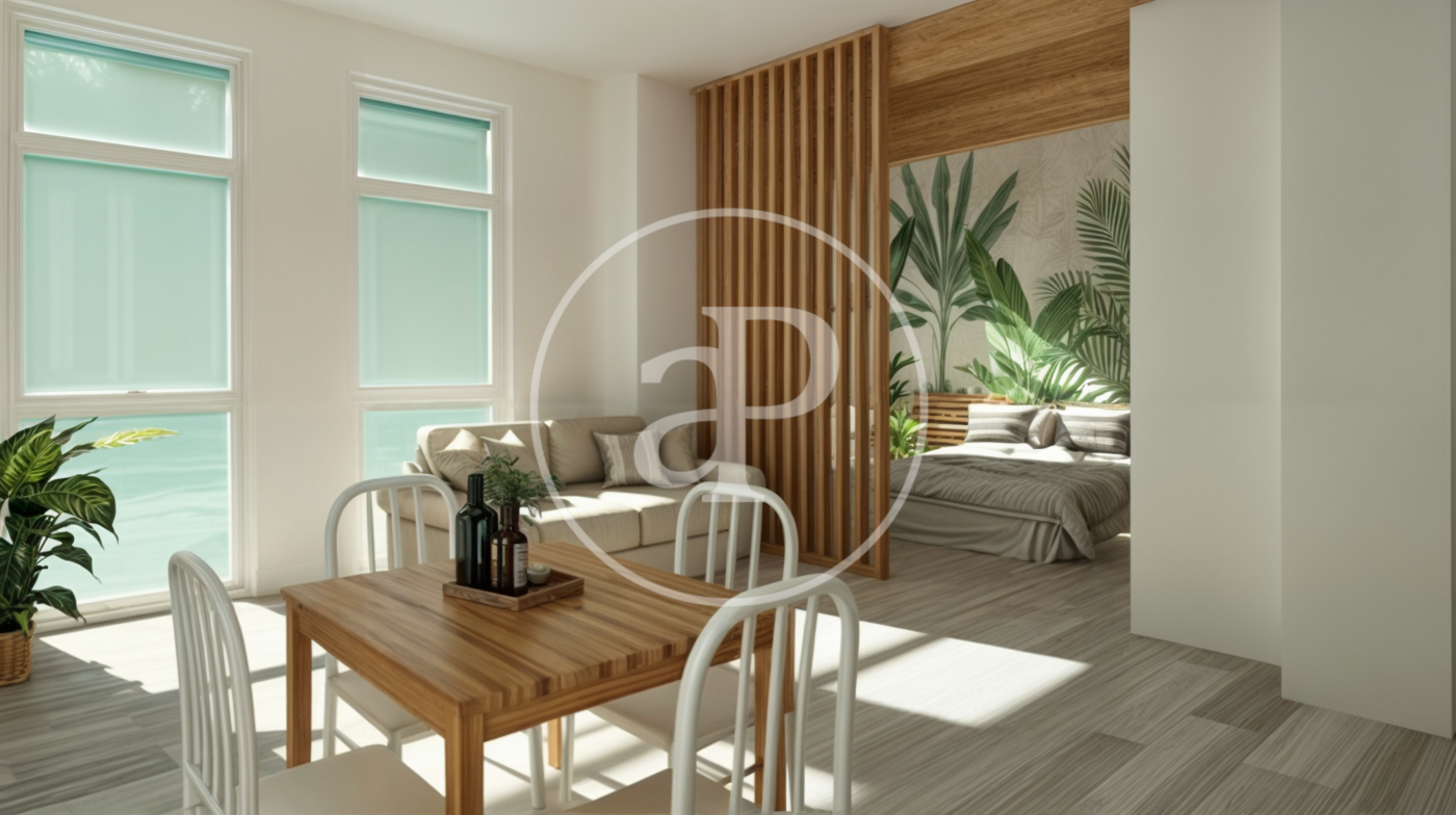 Living room of Loft for sale in  Valencia Capital  with Air Conditioner, Heating and Furnished