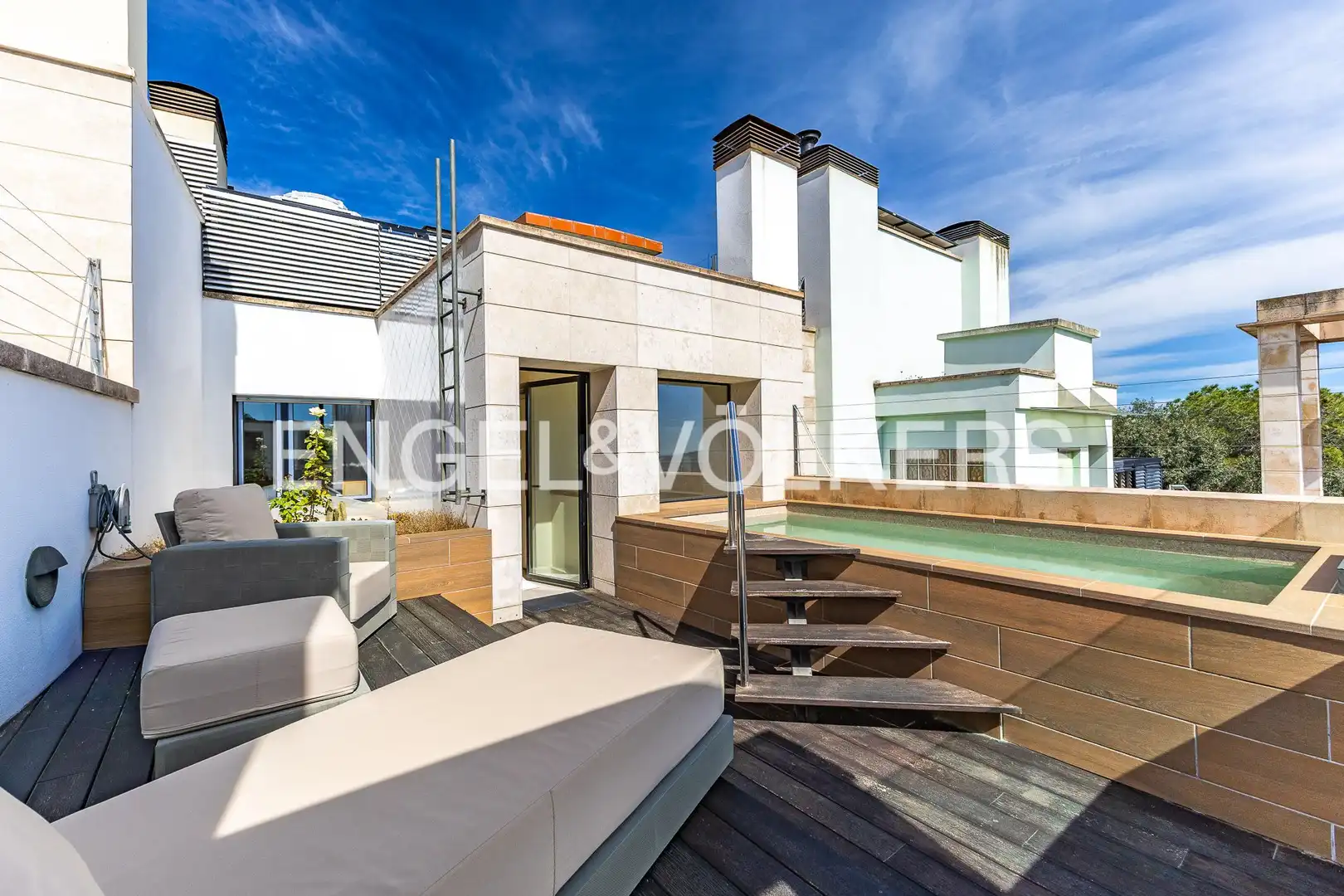 Terraza de Casa o chalet en venta en Barcelona con Aire acondicionado, Calefacción y Jardín privado