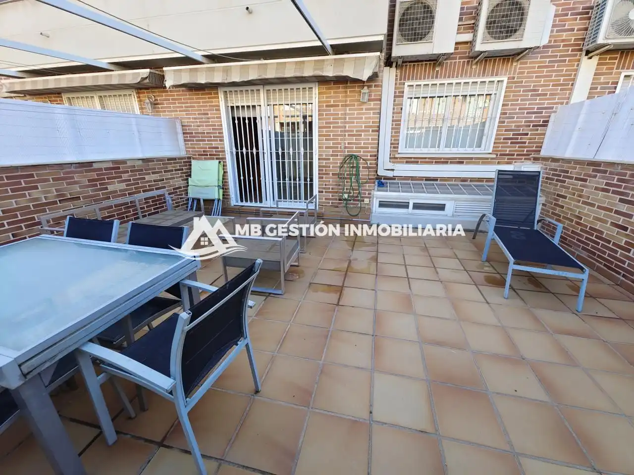 Terrace of Detached homes for sale in Fuenlabrada  with Air Conditioner, Heating and Private garden