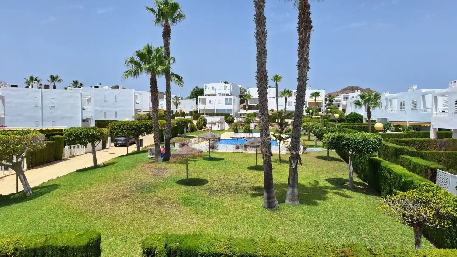 Garten von Maisonette zum Verkauf in Mojácar mit Klimaanlage, Terrasse und Schwimmbad