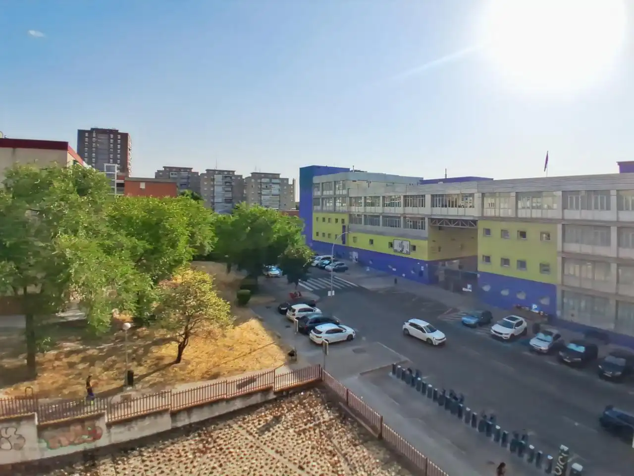 Vista exterior de Pis en venda en Madrid amb Calefacció, Parquet i Terrassa