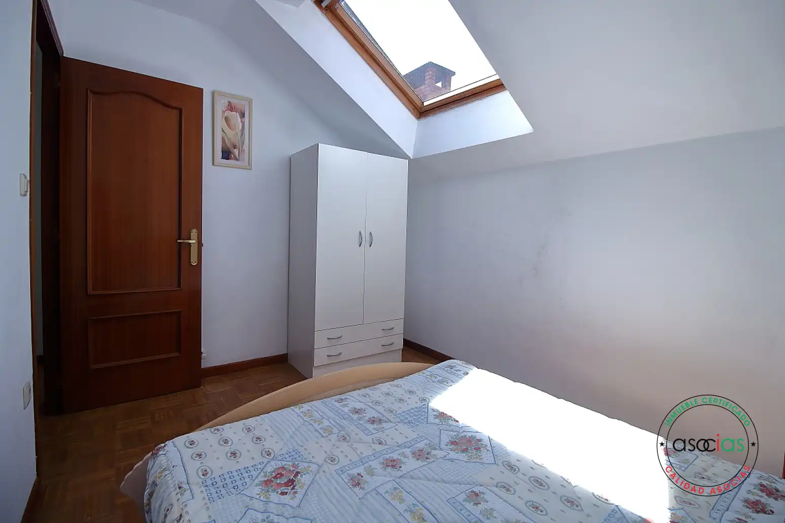 Bedroom of Flat for sale in Gijón   with Heating, Parquet flooring and Storage room