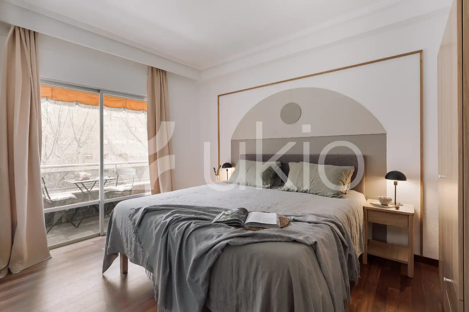 Bedroom of Apartments for rent in Madrid  with Air Conditioner, Heating and Furnished