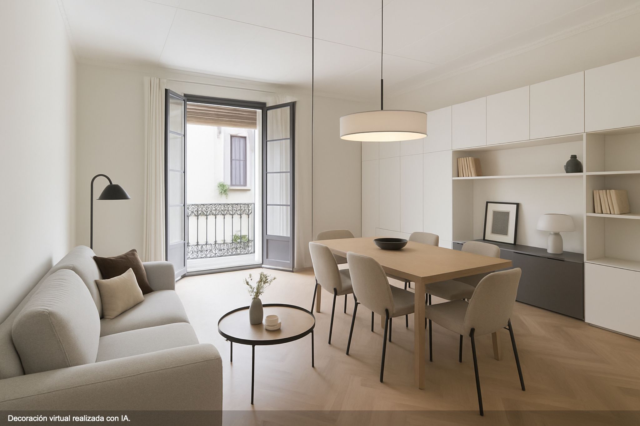 Sala de estar de Apartamento en venta en  Barcelona Capital con Calefacción