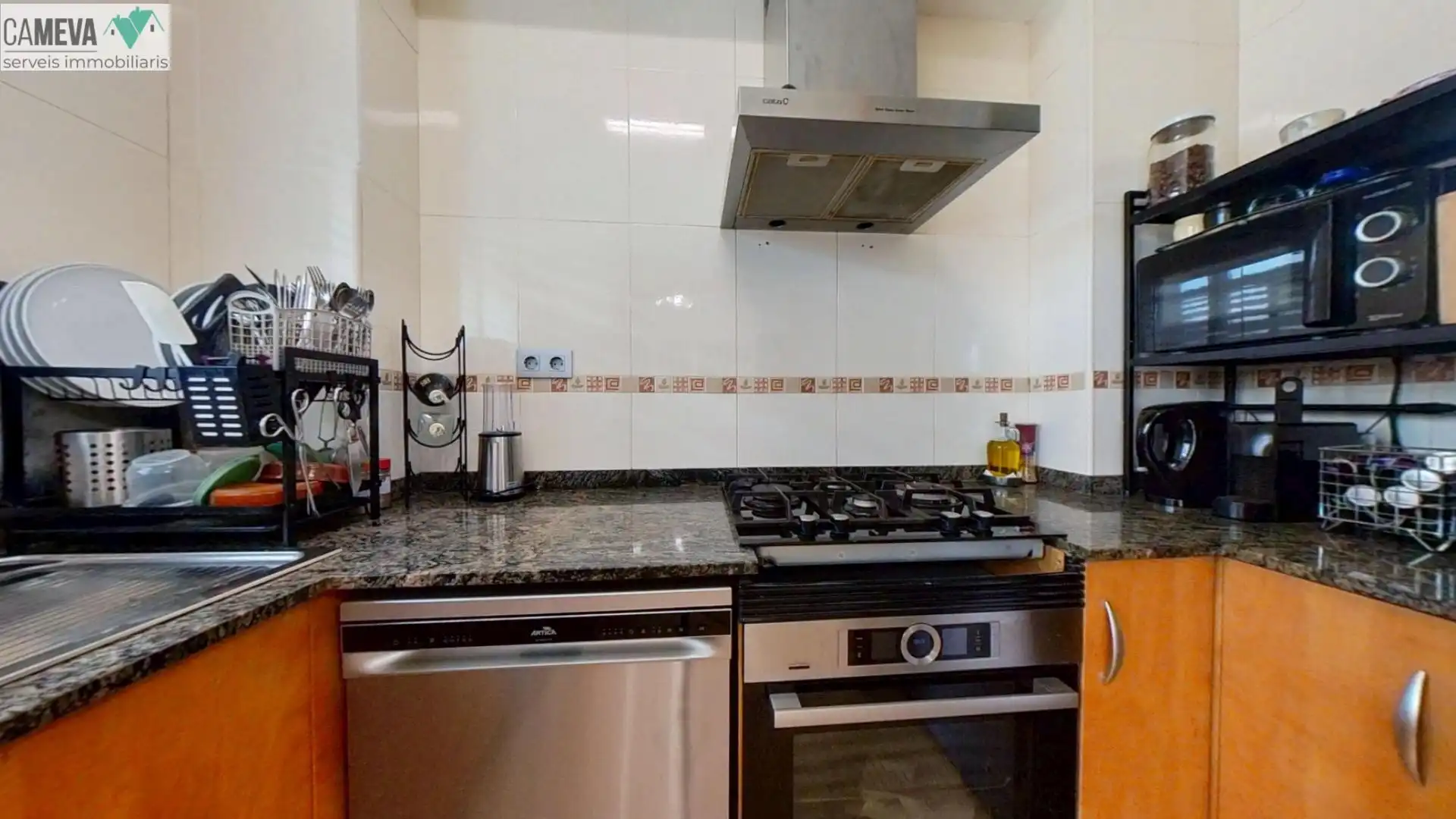 Cuina de Dúplex en venda en Sabadell amb Calefacció, Parquet i Terrassa