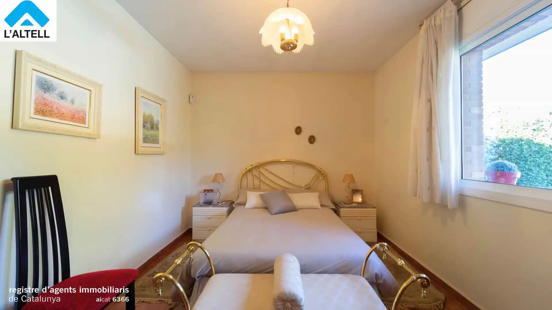 Schlafzimmer von Haus oder Chalet zum Verkauf in L'Ametlla del Vallès mit Klimaanlage, Heizung und Privatgarten