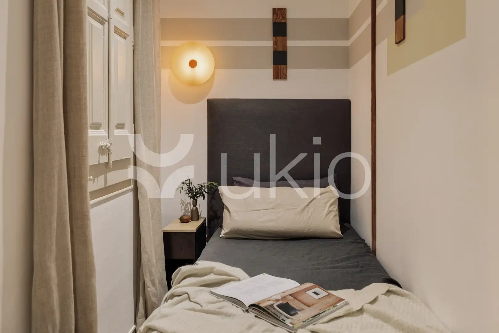 Habitación de Apartamento de alquiler en Barcelona con Aire acondicionado, Calefacción y Terraza
