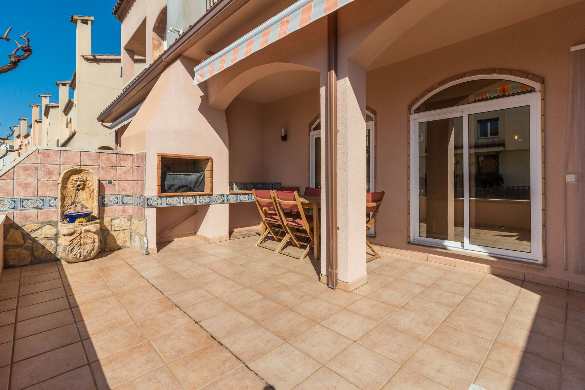 Terrace of Single-family semi-detached for sale in Vandellòs i l'Hospitalet de l'Infant  with Air Conditioner, Private garden and Parquet flooring