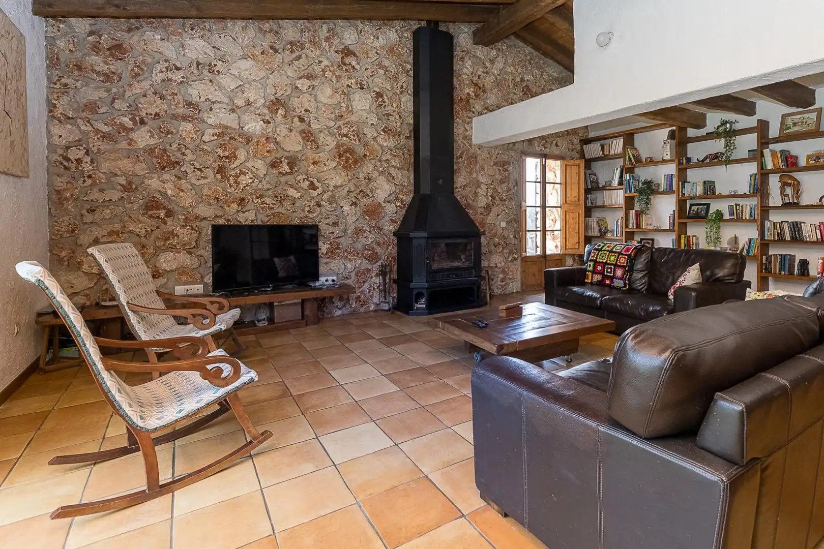 Sala de estar de Casa o chalet en venta en Inca con Aire acondicionado, Jardín privado y Terraza