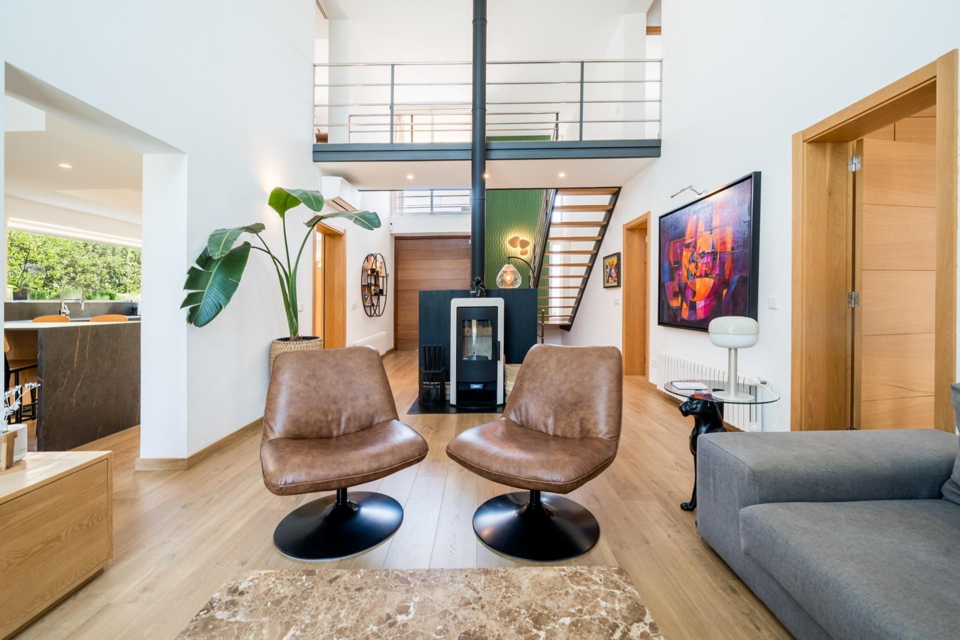 Sala d'estar de Casa o xalet en venda en  Palma de Mallorca amb Aire condicionat, Calefacció i Jardí privat