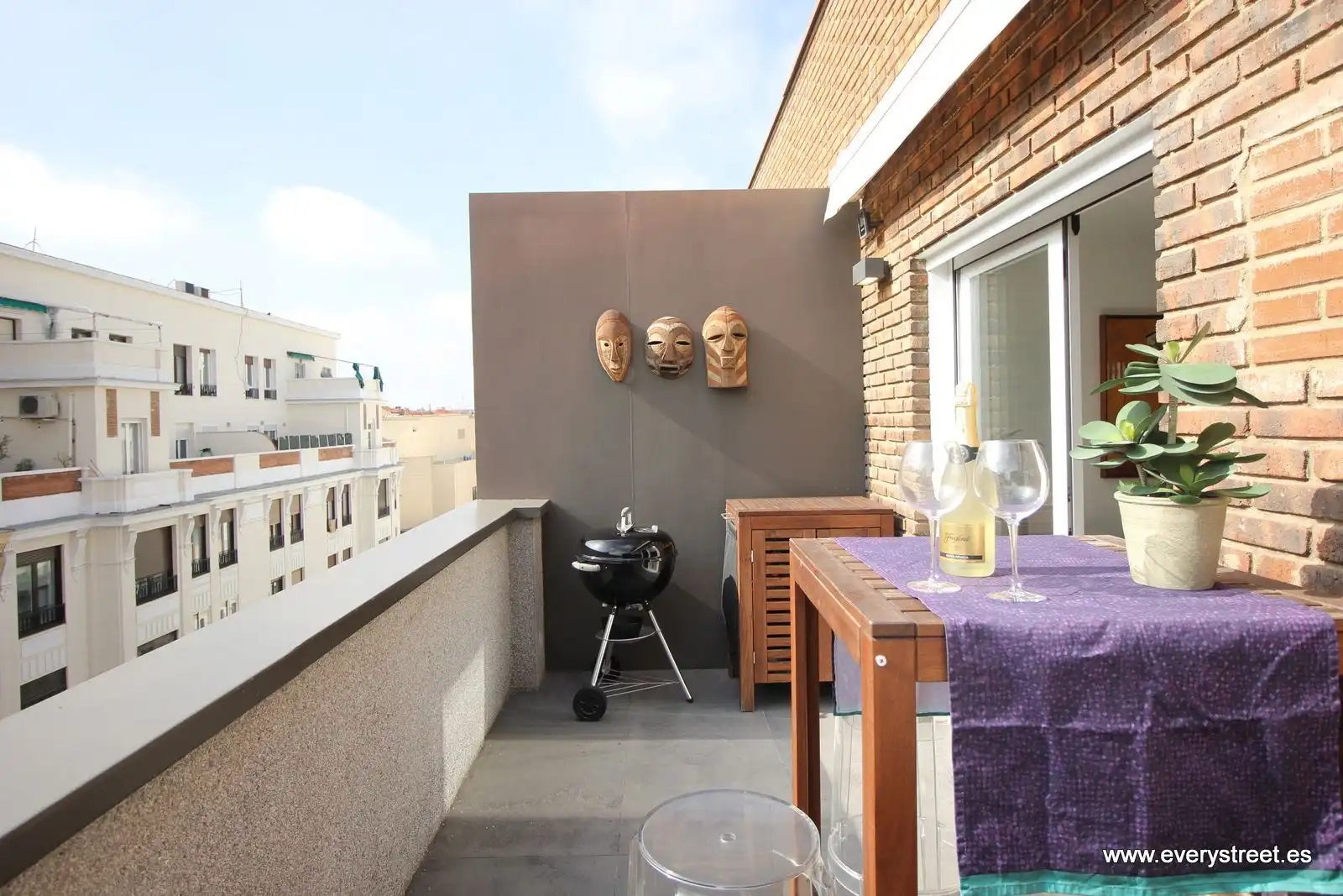 Terrassa de Àtic de lloguer en Madrid amb Aire condicionat, Calefacció i Terrassa