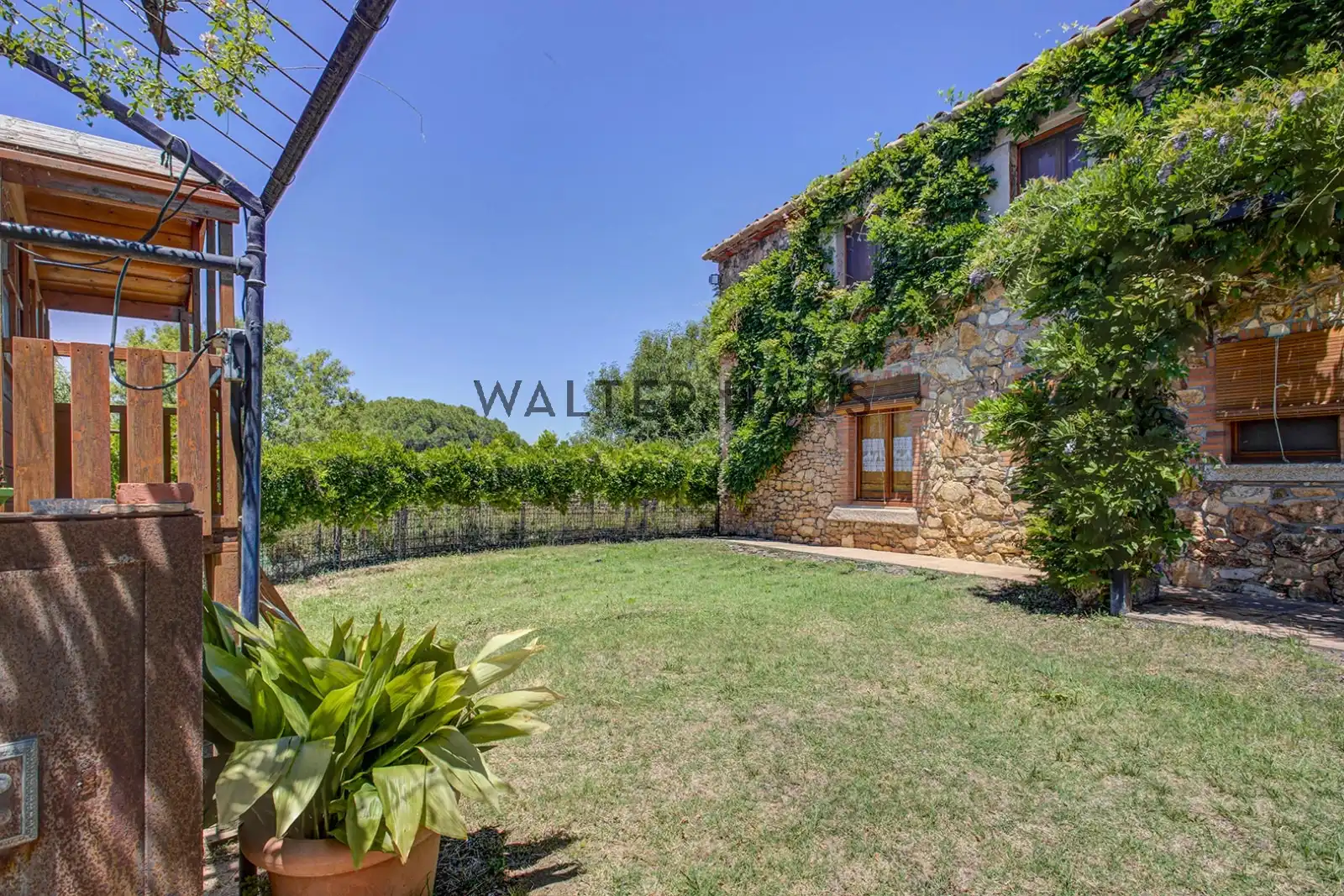 Vista exterior de Finca rústica en venda en Calonge i Sant Antoni amb Aire condicionat, Jardí privat i Terrassa