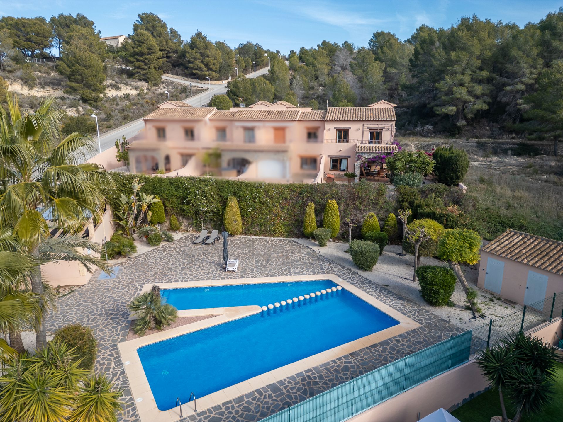 Exterior view of Single-family semi-detached for sale in Calpe / Calp  with Air Conditioner, Private garden and Terrace