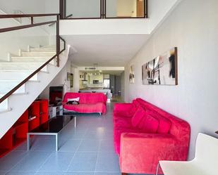 Sala d'estar de Dúplex de lloguer en  Valencia Capital amb Calefacció