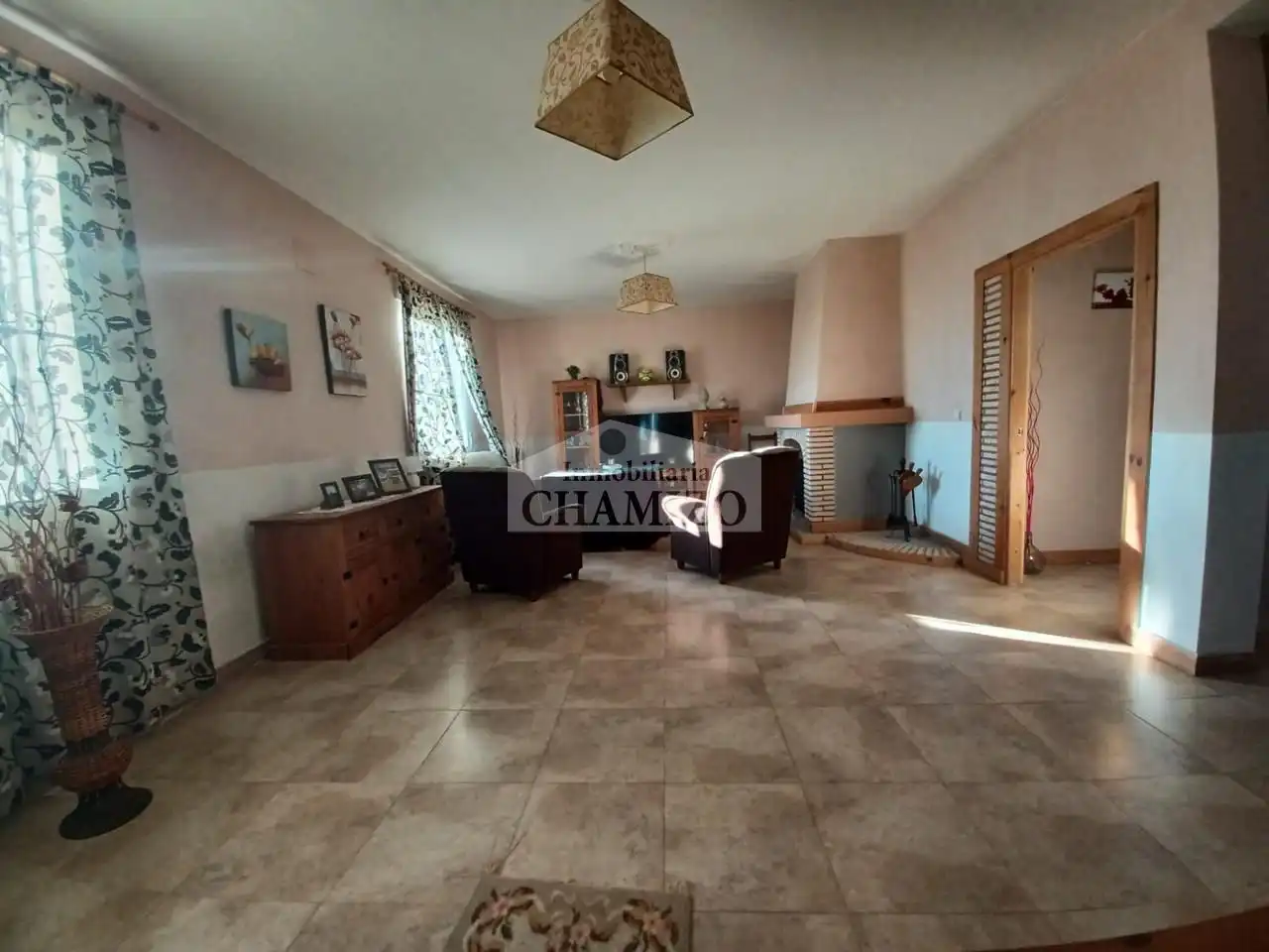 Sala de estar de Casa o chalet en venta en La Coronada con Jardín privado y Trastero