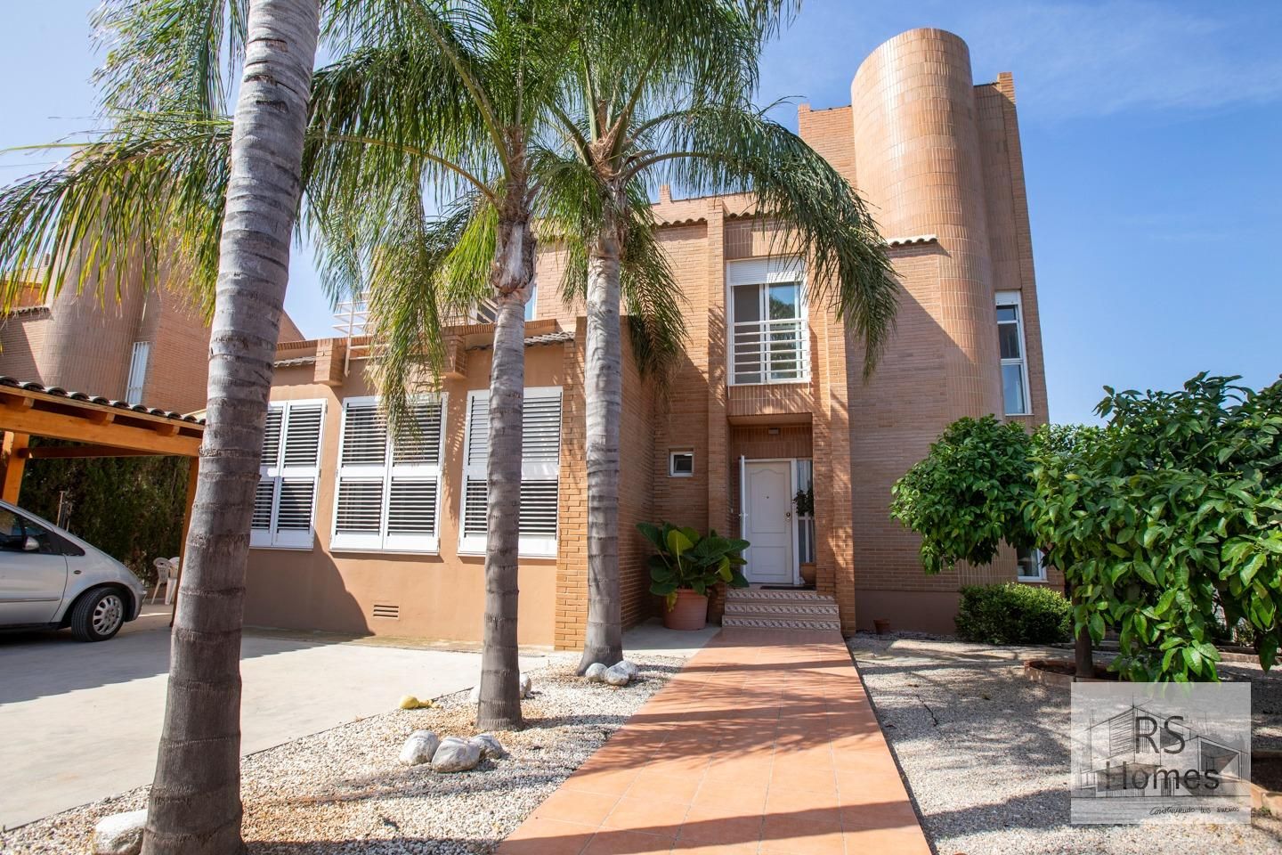 Vista exterior de Casa o chalet en venta en Riba-roja de Túria con Calefacción, Jardín privado y Terraza