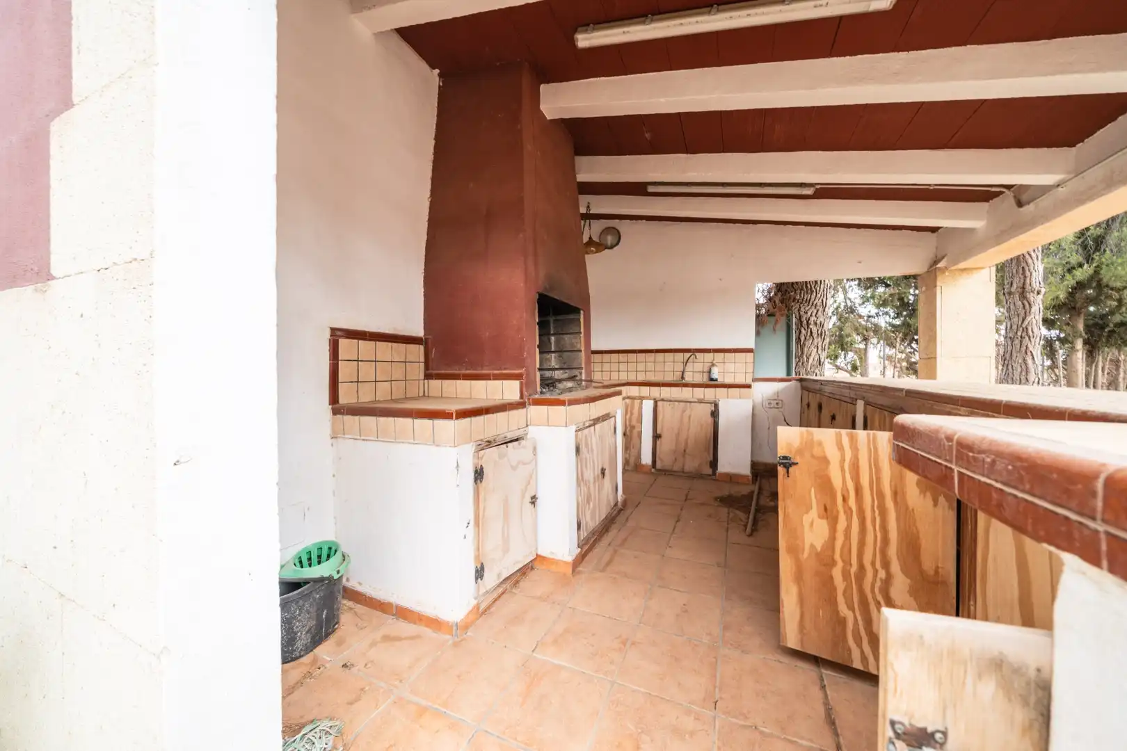 Cuina de Casa o xalet en venda en Cartagena amb Jardí privat, Traster i Piscina