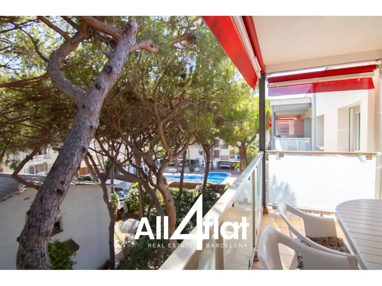 Balcony of Flat for rent in Castelldefels  with Air Conditioner, Furnished and Balcony
