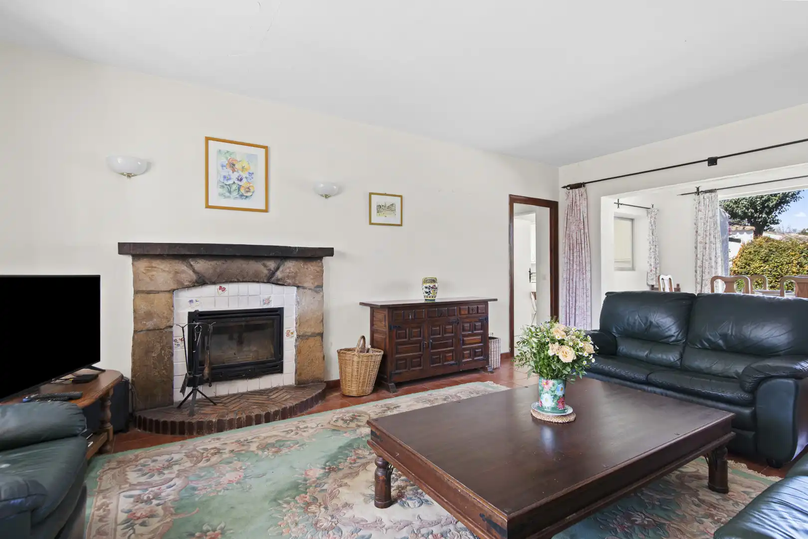 Living room of Houses for sale in Marbella  with Private garden, Terrace and Storage room