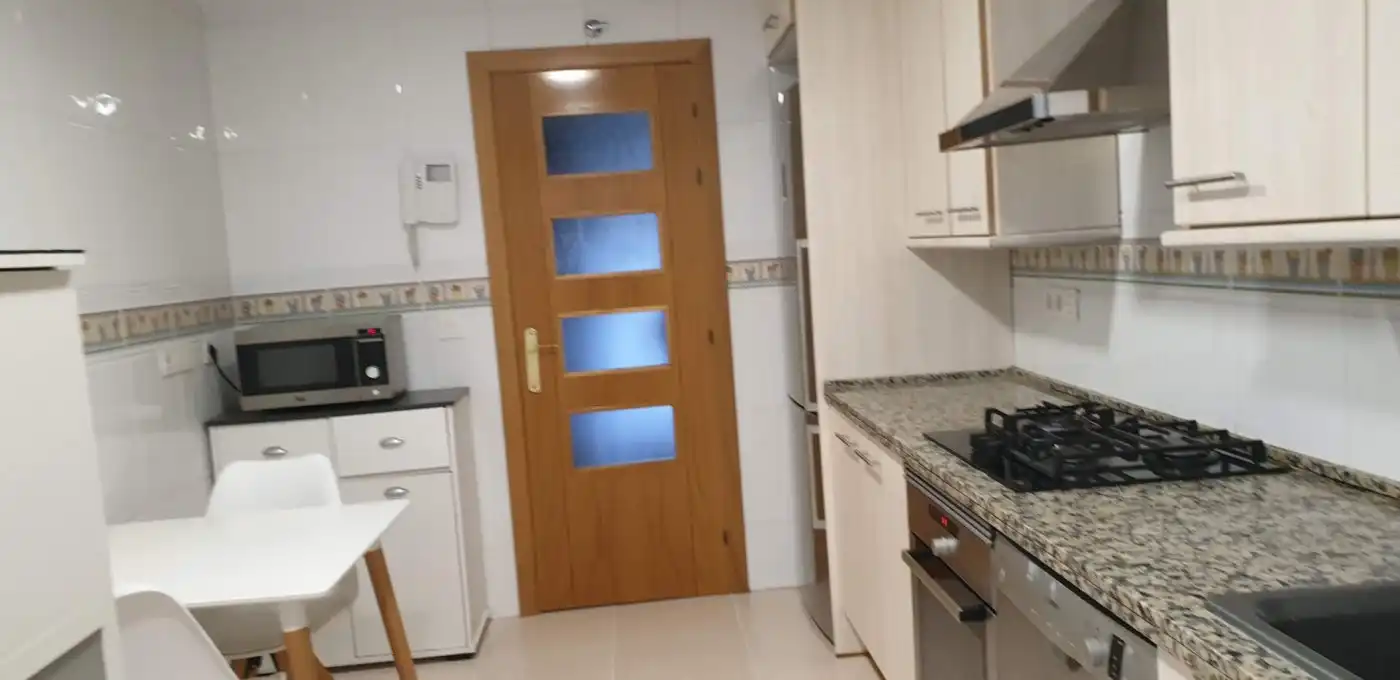 Kitchen of Flat for rent in Alicante / Alacant  with Air Conditioner, Terrace and Furnished