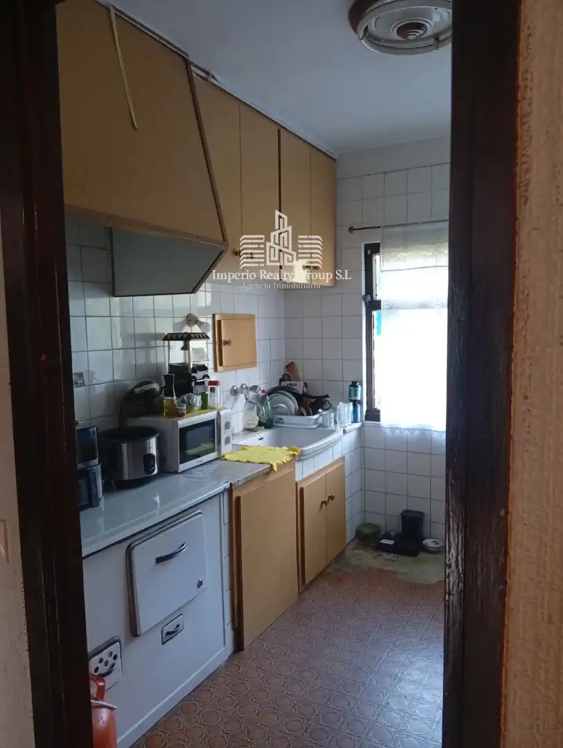 Cocina de Piso en venta en Aller con Terraza y Amueblado