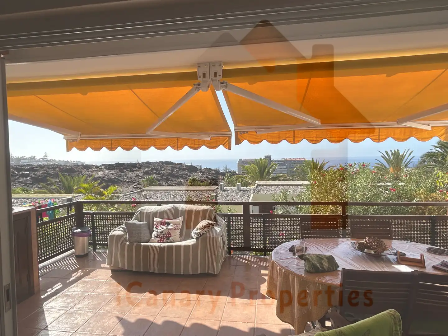 Terrasse von Wohnungen zur Miete in San Bartolomé de Tirajana mit Klimaanlage, Terrasse und Möbliert