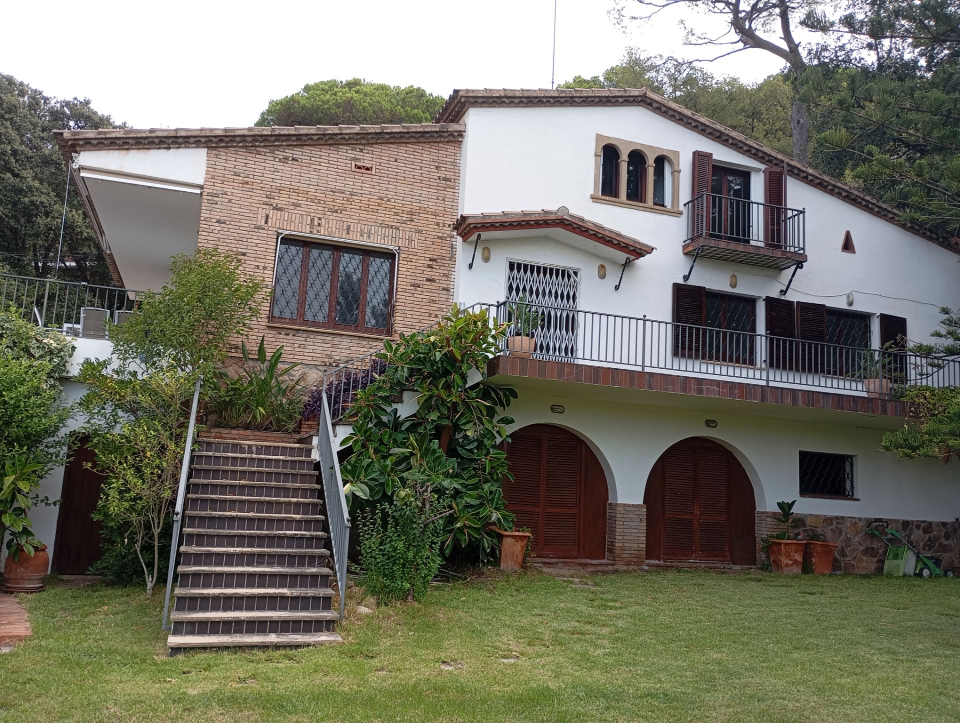 Exterior view of Country house to rent in Cabrils  with Air Conditioner, Heating and Private garden