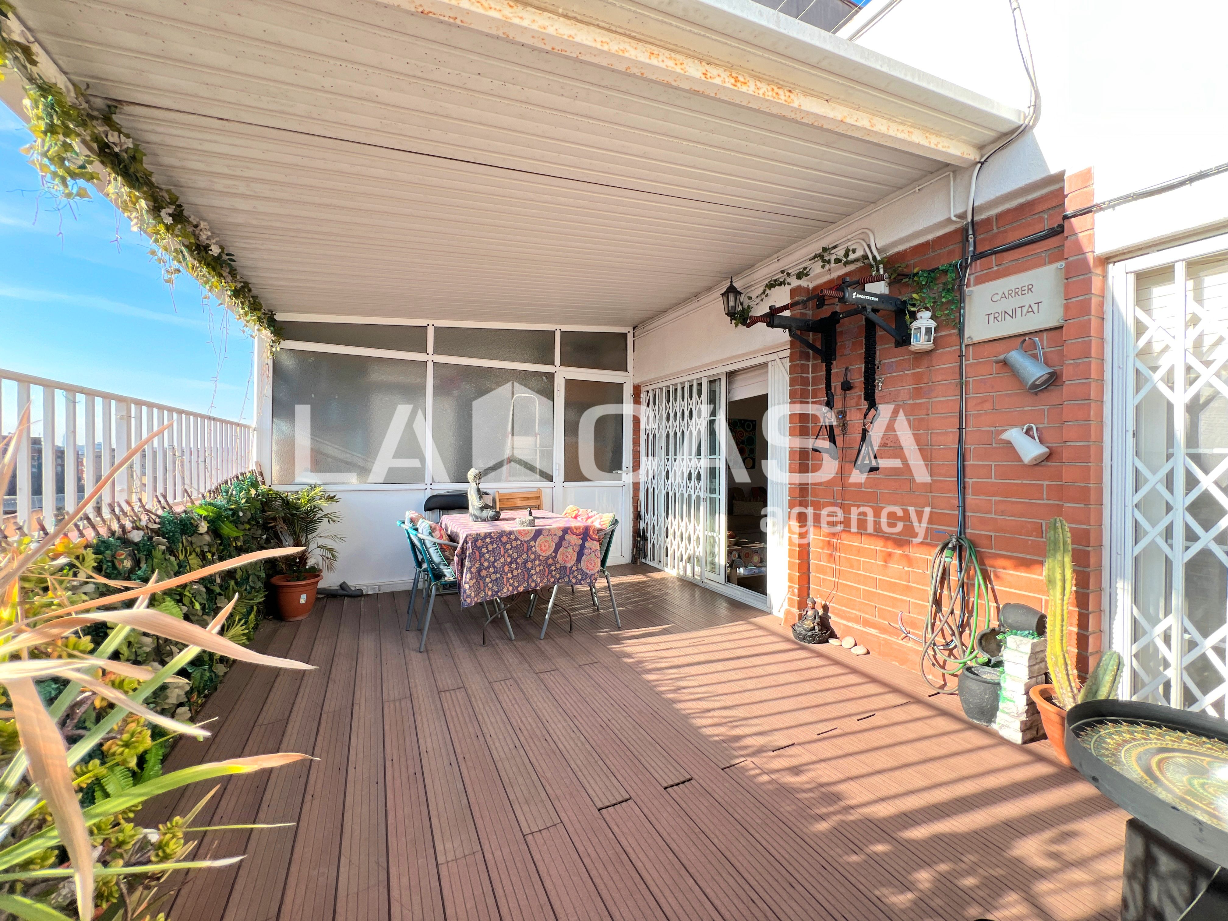 Terrace of Flat for sale in Badalona  with Heating, Terrace and Storage room