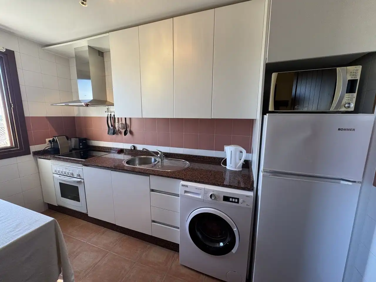 Kitchen of Apartments for sale in Vera  with Air Conditioner, Terrace and Swimming Pool