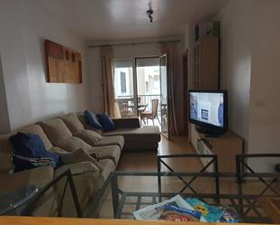 Living room of Flat to rent in Roquetas de Mar  with Air Conditioner, Heating and Terrace