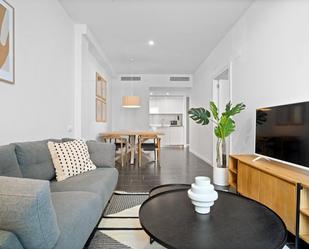 Living room of Flat to rent in  Barcelona Capital  with Air Conditioner, Heating and Private garden