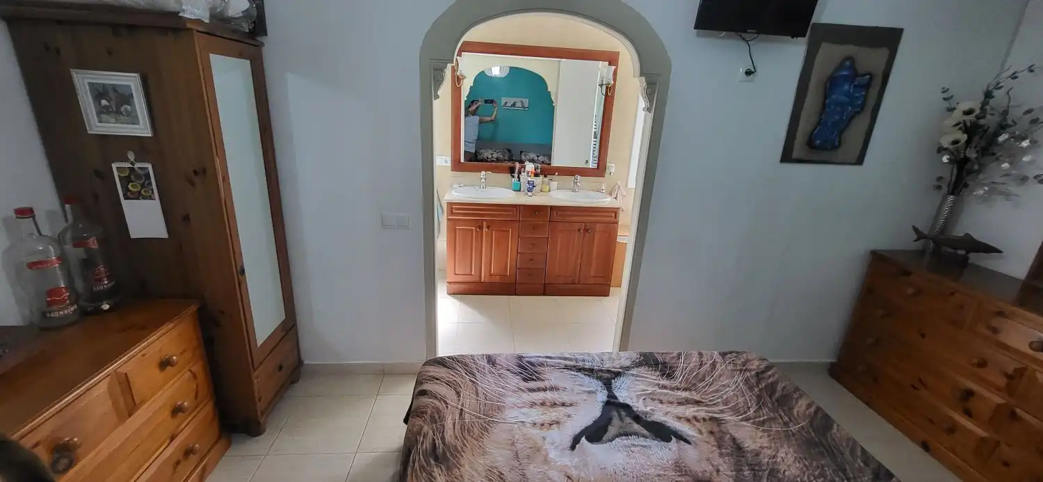 Baño de Casa o chalet en venta en Roquetes con Aire acondicionado, Calefacción y Jardín privado