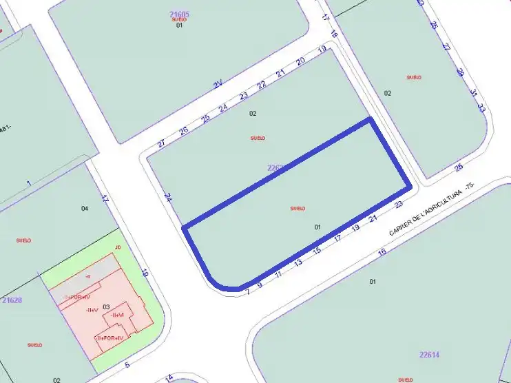Wohnbaugrundstück zum Verkauf in Carrer de l'Agricultura 11, imagen 2