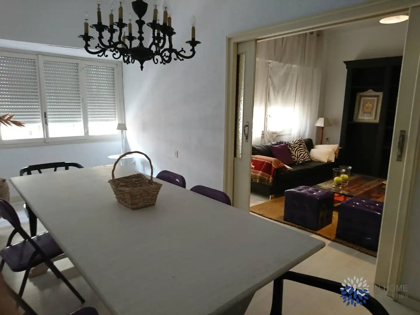 Comedor de Piso de alquiler en Alicante / Alacant con Terraza y Balcón