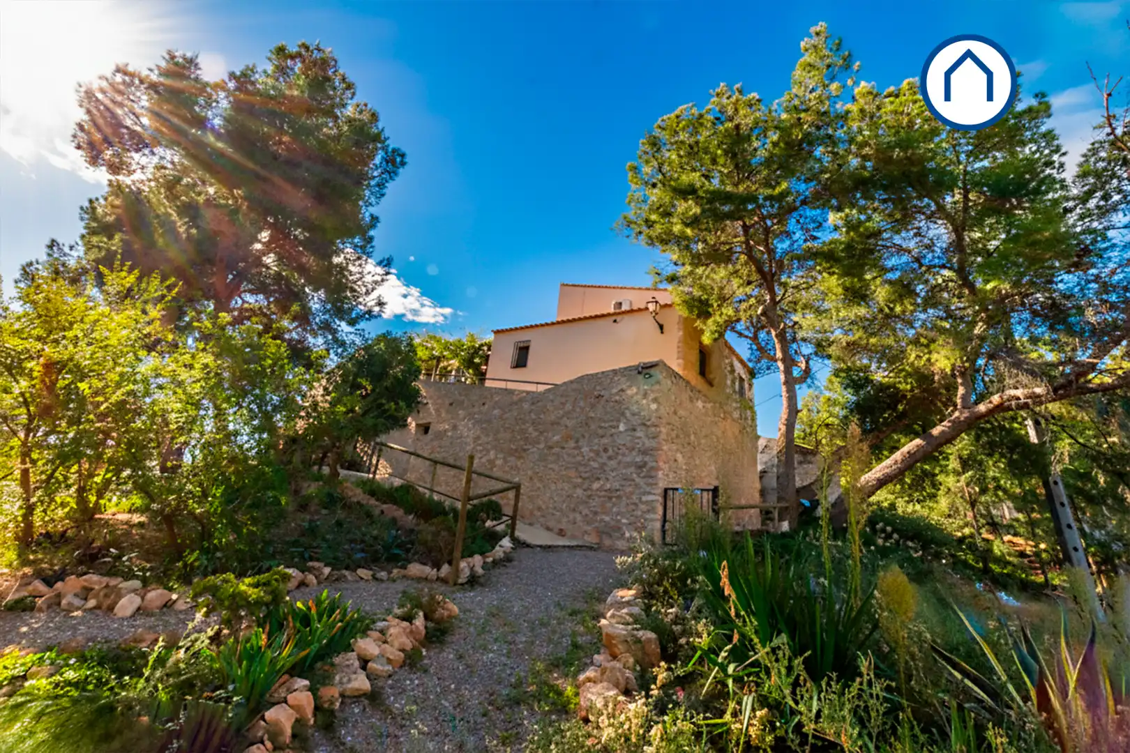 Vista exterior de Finca rústica en venda en Alhama de Murcia amb Aire condicionat, Calefacció i Jardí privat