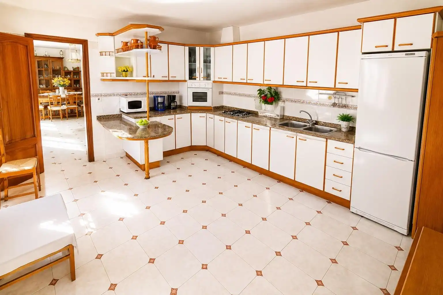 Kitchen of Houses for sale in Fuente Álamo de Murcia  with Air Conditioner, Private garden and Terrace